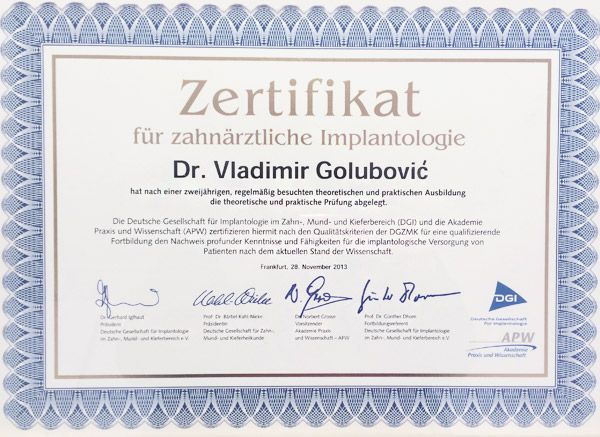 Zertifikate